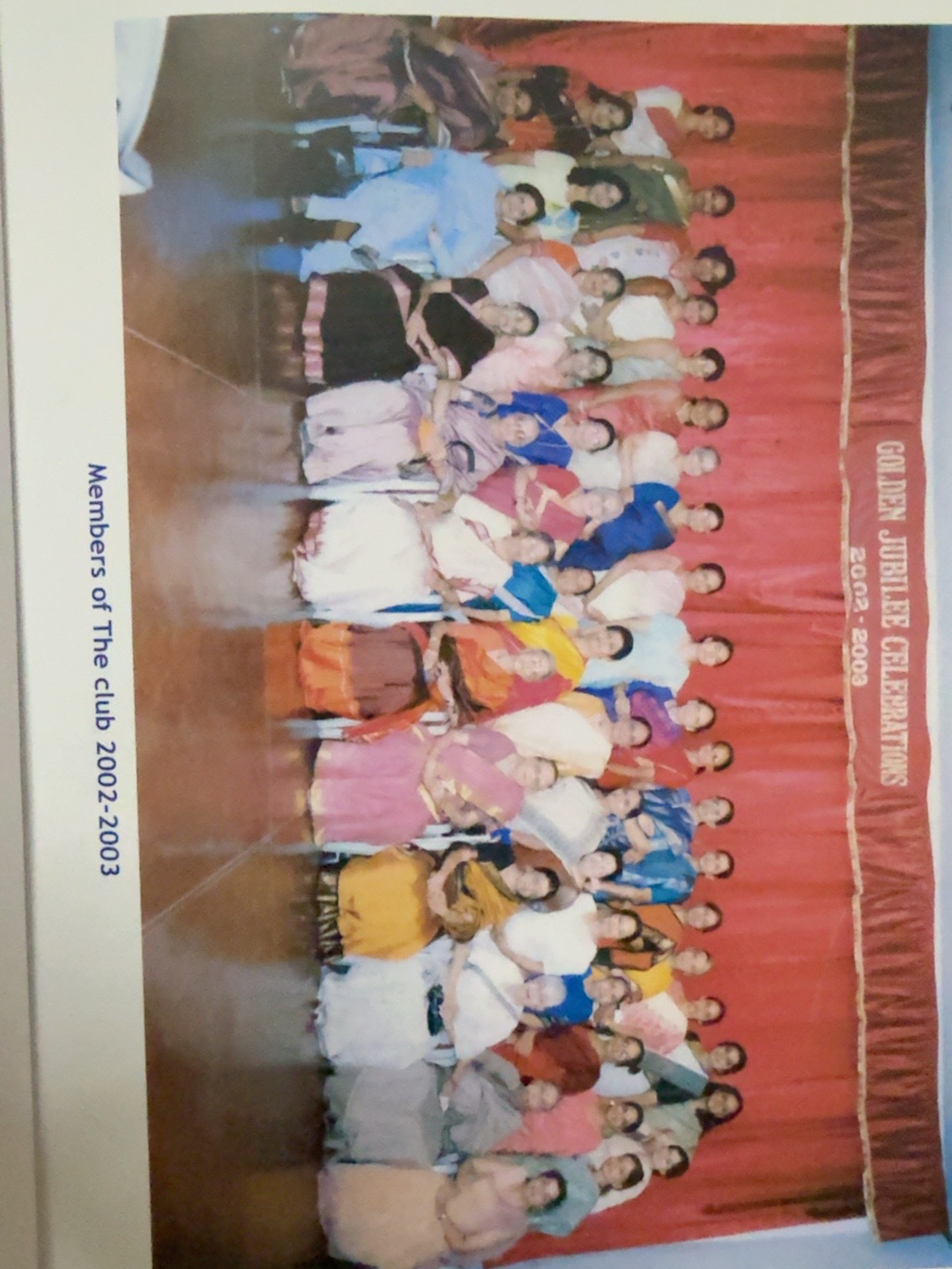 Golden Jubilee gathering — 2002–2003 · Members of the club